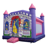 inflatable princess jumping castle